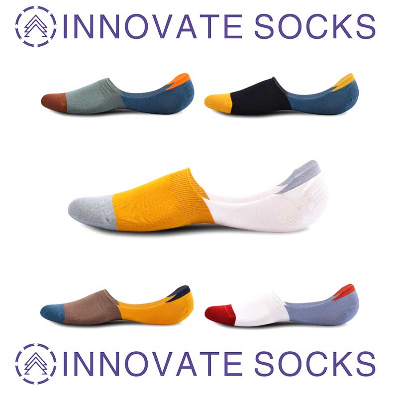 Katoen voor mannen Short Silicon Non-slip Boat Low Cut Socks