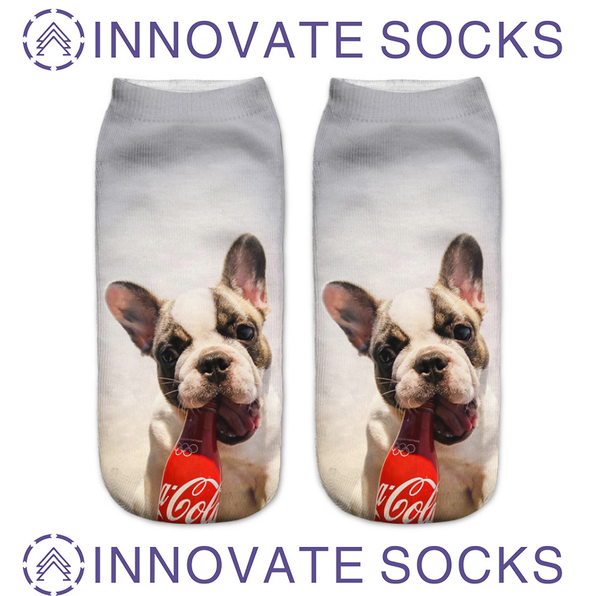 Nieuwe 3D Printed Socks Animal Printed Socks