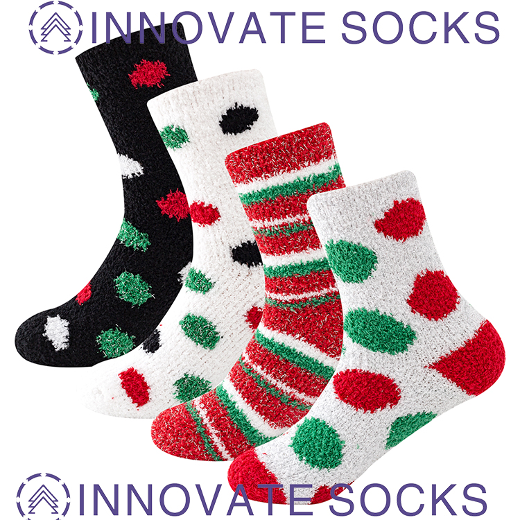 Cozy Soft Crew Socks voor Kerstmis