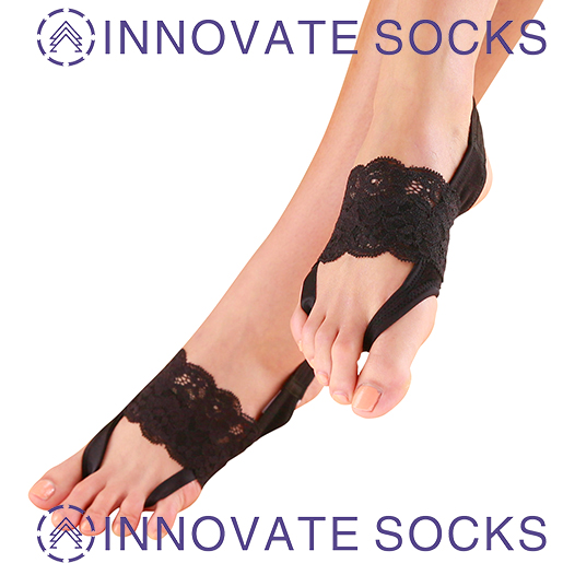 Fashionale Toe Motion Bunion Lace Ankle Yoga sokken