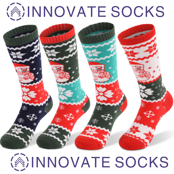 Ski Socks Dikke Towel Bottom Sweat-absorberende Winter Warme Outdoor Sports Hiking Socks