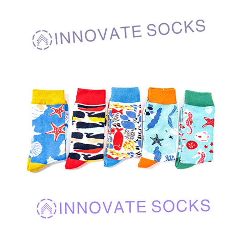 Animal Cartoon Kleurrijke Unisex Mode Gelukkige sokken