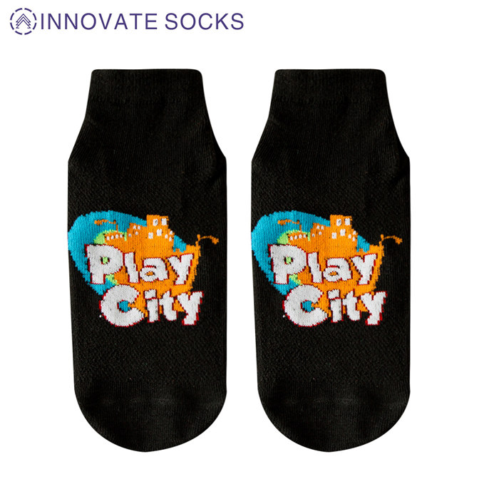 Play City Ankle Anti Skid Grip Trampoline Park Socks - 翻译中...